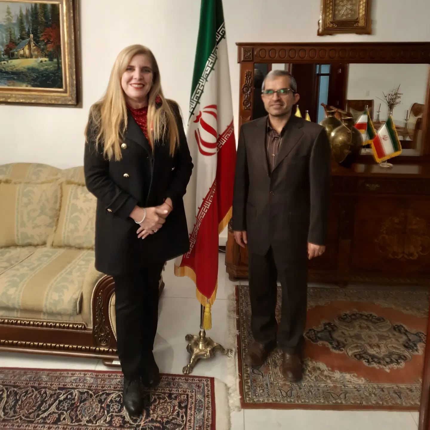 Reunión con S.E Mohammad Ali Ziaei, Embajador de Irán.